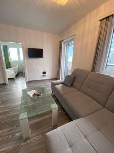 圣迈克尔隆高Lungau Living Appartements - Penthouse的客厅配有沙发和桌子
