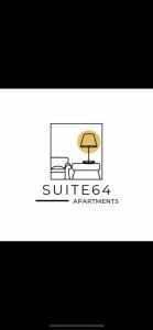 安塔利亚Suite64 Apartments的家具商店的标志,带桌子和灯