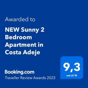 阿德耶Cozy 2 Bedroom Apartment in Costa Adeje的最新成本a更新中新摘要gmaxwell约会的截图