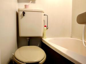 埼玉市大宮溫馨小屋的浴室配有卫生间、盥洗盆和浴缸。