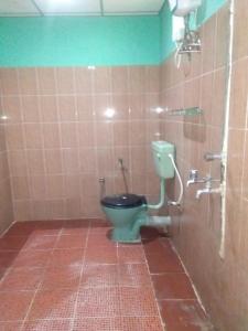 布莱尔港Green Imperial的浴室配有绿色卫生间和水槽。
