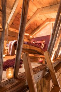 比伯维尔LaPosch - Dein Bergaway的小木屋内的一个床位