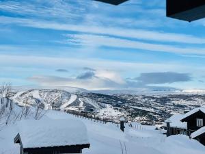 耶卢Geilo-Kikut, ski in-ski out, nydelige skiløyper og flott beliggenhet的雪景小镇