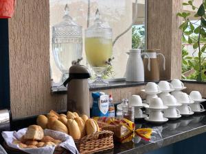 Pousada Recanto do Chef提供给客人的早餐选择