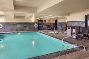 阿斯托里亚阿斯托里亚海湾贝斯特韦斯特酒店的在酒店房间的一个大型游泳池