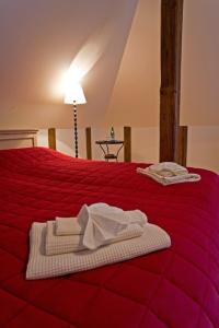 萨默克城堡酒店客房内的一张或多张床位