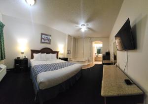 南帕诸岛弗拉明戈酒店的配有一张床和一台平面电视的酒店客房