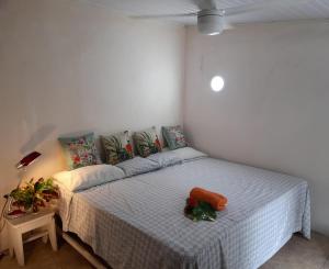 普拉亚弗拉明戈Cabinas Flamingo的卧室配有一张床