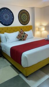 Hotel Bogota Resort客房内的一张或多张床位