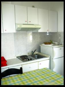 Apartments Boljat的厨房或小厨房