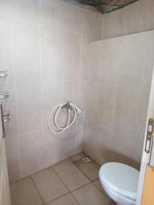 于尔居普CAVE HOUSE(KIR EVİ)的一间带卫生间和淋浴的浴室