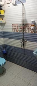 阿斯旺NUBA ONe的设有带卫生间的浴室内的淋浴间