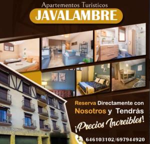 卡马雷纳德拉谢拉Apartamento Turístico Javalambre的 ⁇ 的图片拼贴