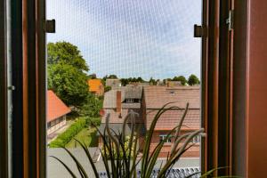 欧巴德伍斯图Ferienzimmeranlage Deutsches Haus Deutsches Haus App 35的从窗户可欣赏到城市美景