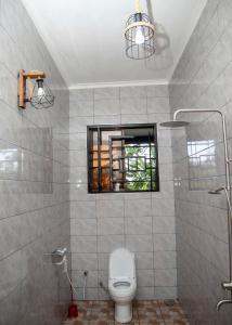 莫希Materuni Homes的一间带卫生间和窗户的浴室