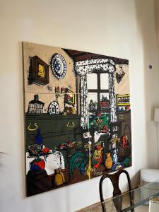 巴里Loft tanzi的挂在客厅墙上的画