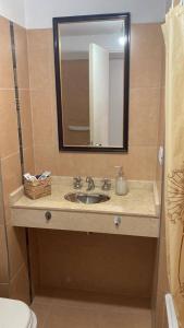 科尔多瓦TORRES H的一间带水槽和镜子的浴室