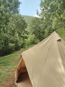 Tente Tipi en pleine forêt平面图