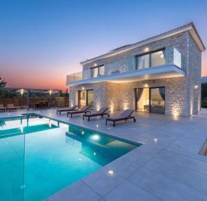 Kefalonia Stone Villas - Villa Petros Kefalonica平面图