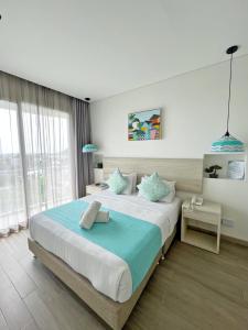 Azure Lofts & Pool客房内的一张或多张床位