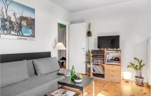 哥本哈根1 Bedroom Amazing Apartment In Kbenhavn Sv的带沙发和电视的客厅