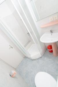 诺维格勒伊斯特拉Apartments Jasna 4的一间带卫生间和水槽的浴室