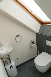 特里尔Casa Benedicta的浴室配有白色卫生间和盥洗盆。