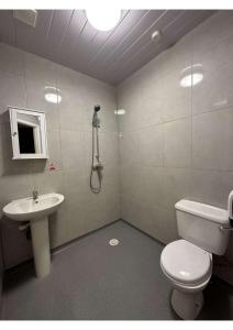 MoultonEn-suites Rooms in Northampton的一间带卫生间和水槽的浴室