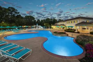加洛韦Marriott's Fairway Villas的一个带躺椅的度假村游泳池