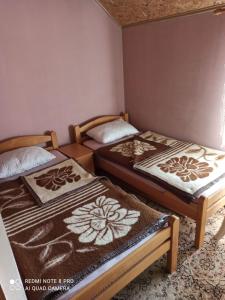 巴伊纳巴什塔Kuca Drinska dolina的小房间设有两张床