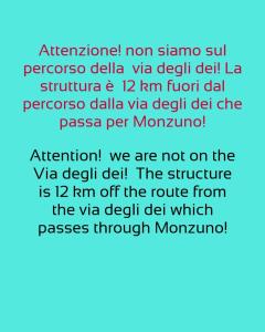 MonzunoAgriturismo Marzolara.的手机上错误号码的短信截图