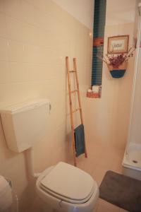 科维良Primor Serra AL 2的一间带卫生间和梯子的浴室