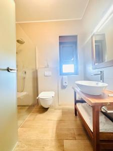 格拉博瓦茨兹琳卡旅馆的一间带水槽和卫生间的浴室
