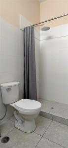 阿雷基帕Casa Moya Vallecito的一间带卫生间和淋浴的浴室