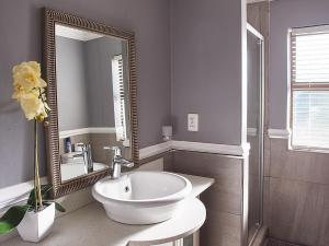 克拉伦斯156 on Clarens的浴室设有白色水槽和镜子
