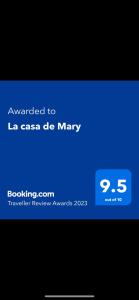 布尔加斯La casa de Mary的蓝屏手机的截图