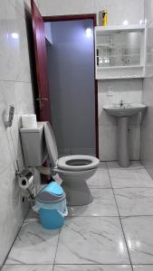 伊瓜苏港Sirius Apart的一间带卫生间和水槽的浴室
