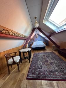 赞丹Het Kraaienest的阁楼间 - 带床和地毯