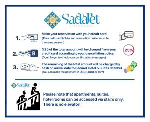 伊斯坦布尔Sadaret Hotel&Suites Istanbul -Best Group Hotels的一张传单,用于社交网络,上面写着“saiti”和“人物”的图片
