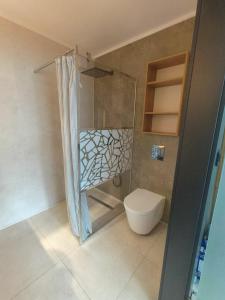 采列KELEIA NEW VILLAGE的带淋浴和卫生间的浴室。