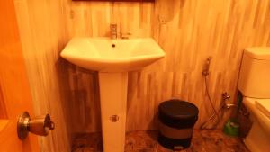 埃拉Marvellous Inn的浴室配有白色水槽和卫生间。