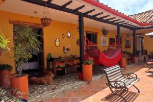 Casa Finca El Mirador frente a la laguna de Fúquene平面图