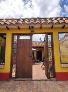 Casa Finca El Mirador frente a la laguna de Fúquene平面图