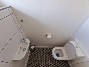 伦敦Cozy room - Only room的一间带卫生间和水槽的小浴室