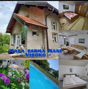 维索科MFN - Šator 1的房屋和游泳池图片的拼贴