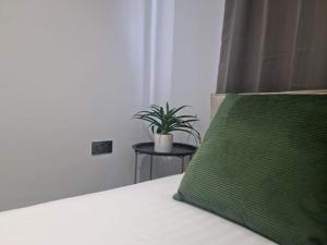 Beautiful and Spacious 2-Bed Apartment: Home Away From Home客房内的一张或多张床位