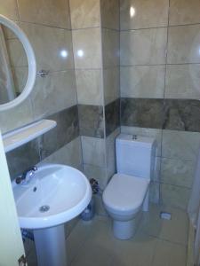 迪迪姆纳扎尔酒店的一间带卫生间和水槽的浴室