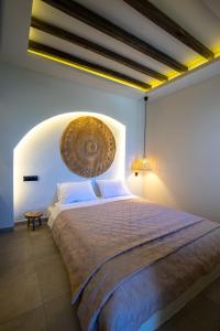 阿凡杜Hacienda tradition&relax的一间卧室,卧室内配有一张大床