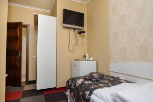 特鲁斯卡韦茨Na Horyzonti的酒店客房设有一张床和墙上的电视