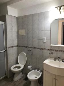 康考迪亚Amplio, luminoso y centrico dep. 3 dorm的一间带卫生间和水槽的浴室
